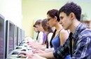 teens in internet-cafe