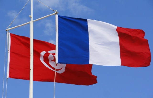 tunisie-france-drapeaux