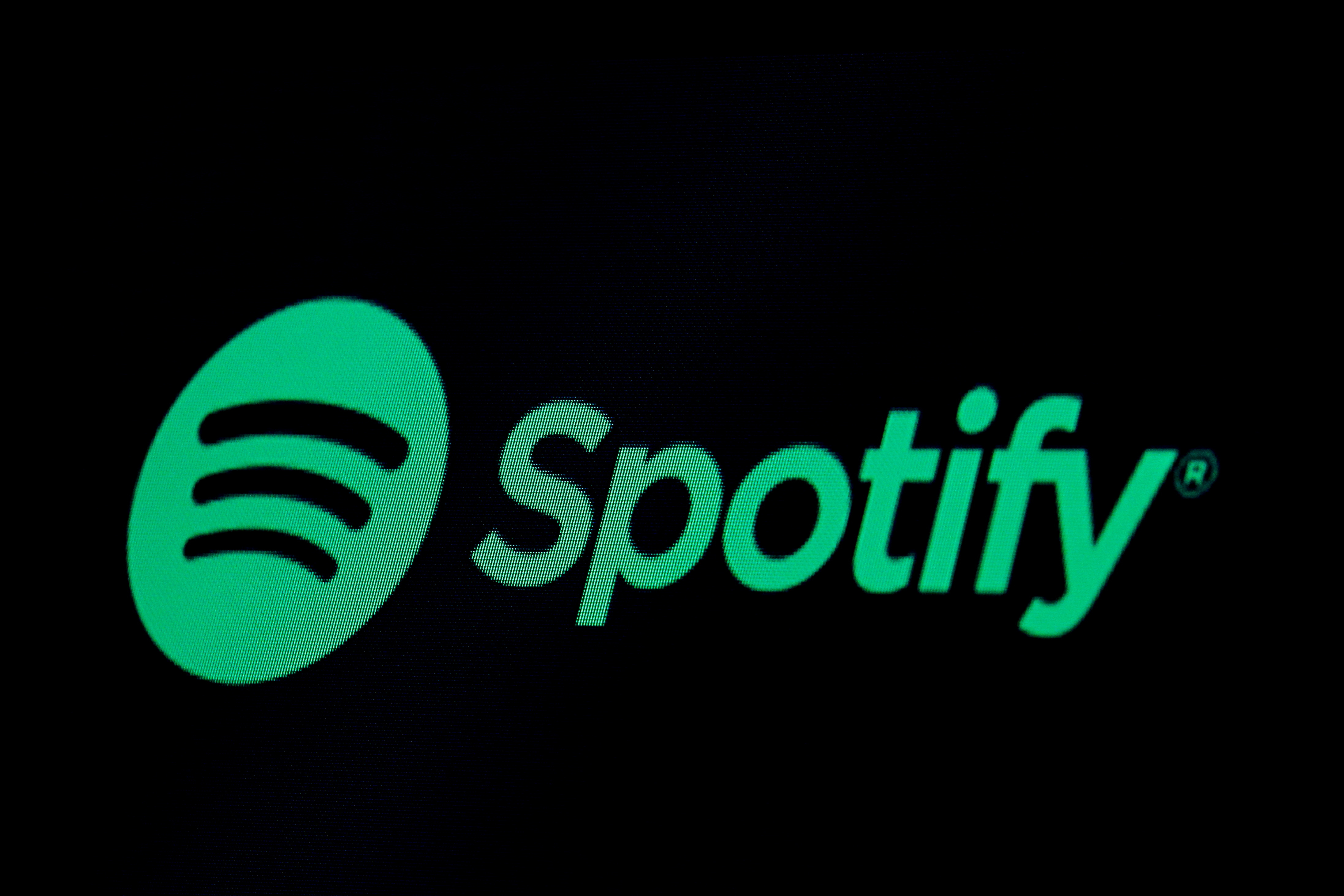 Photo d'archives du logo de Spotify